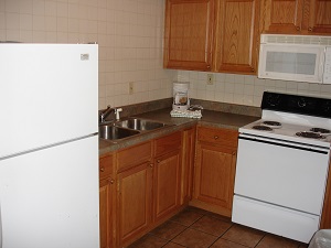 kitchen in lodging unit