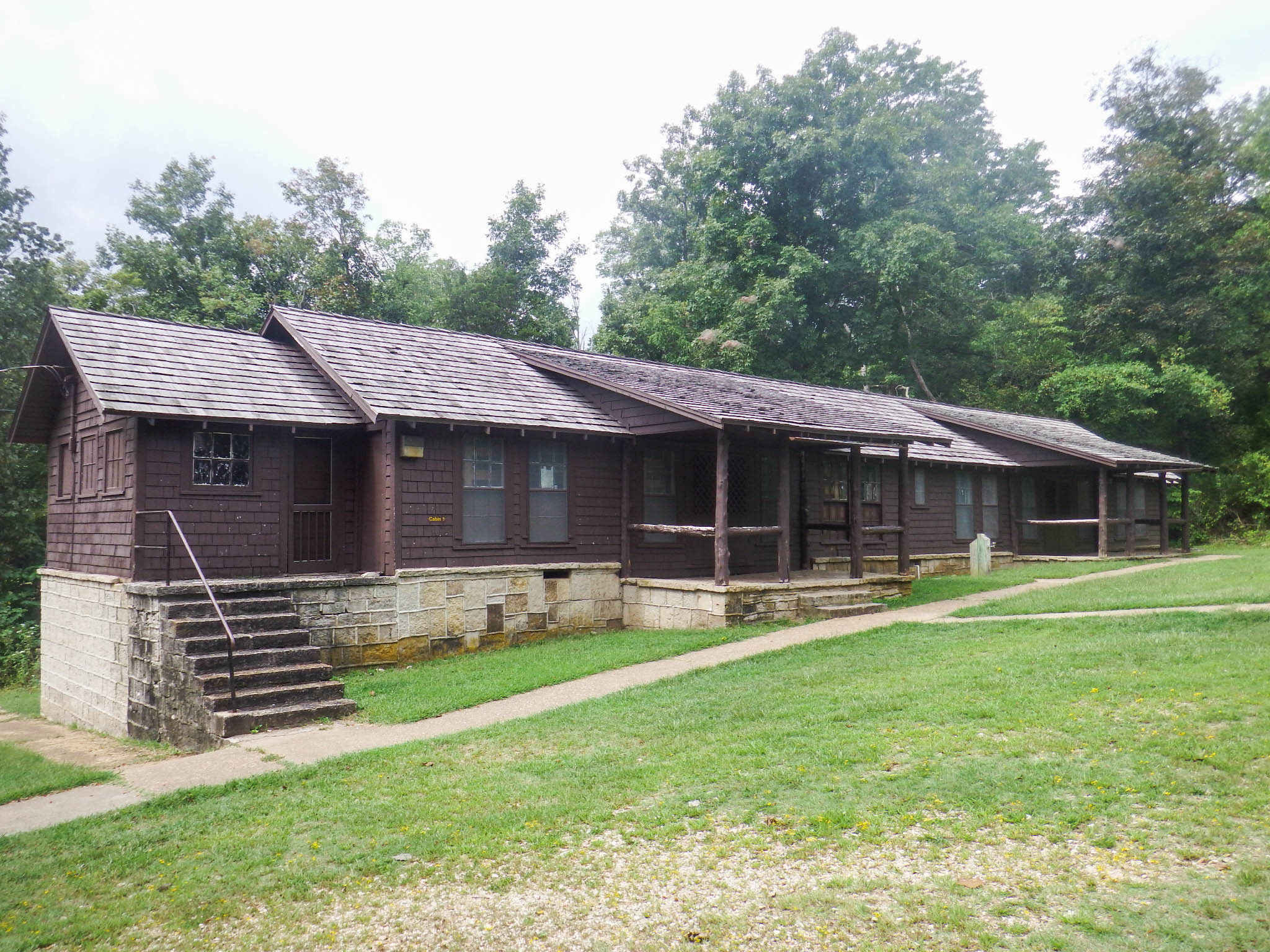 exterior of one of the cabins