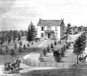historic sketch of the house