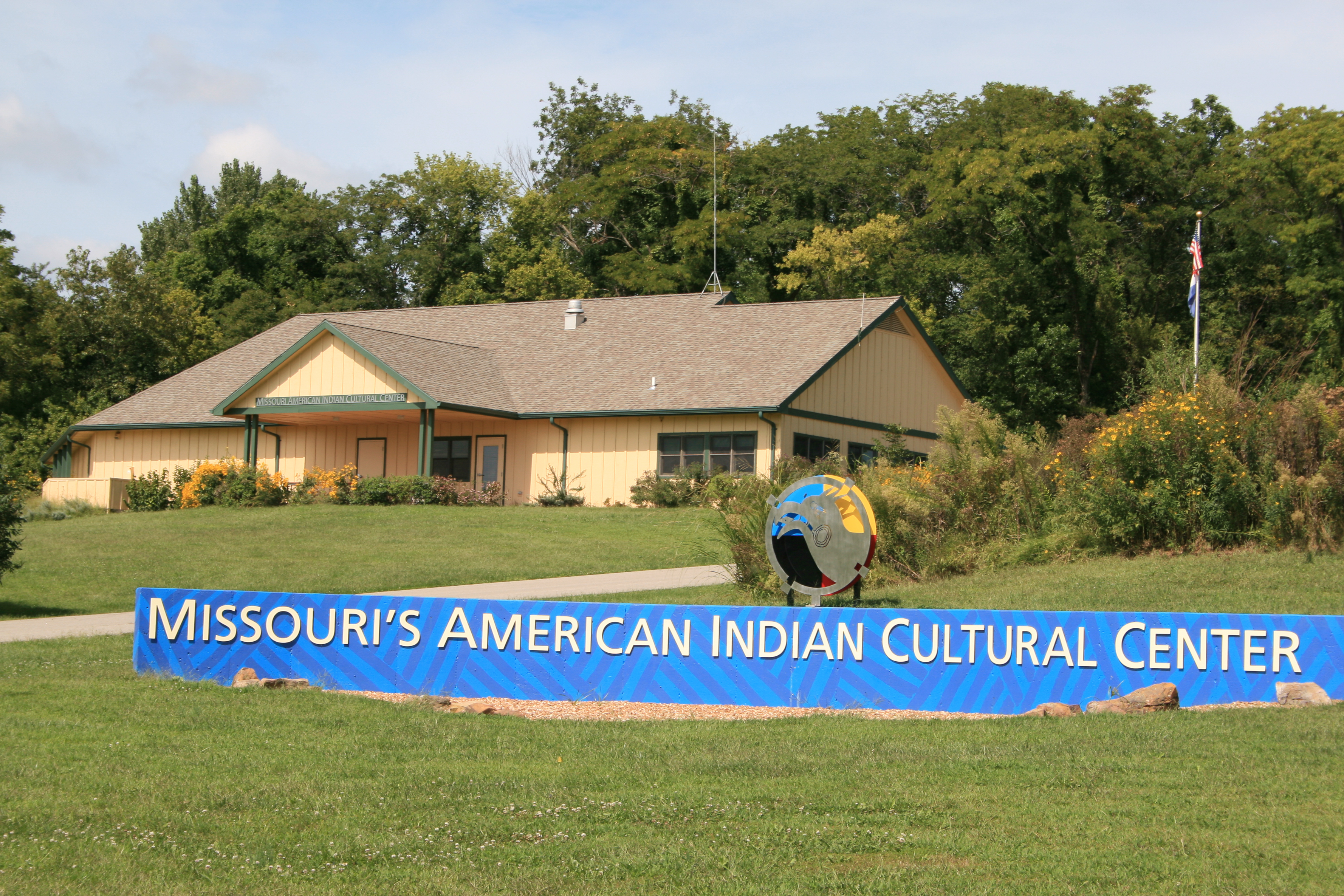 the outside of Missouri's American Indian Cultural Center