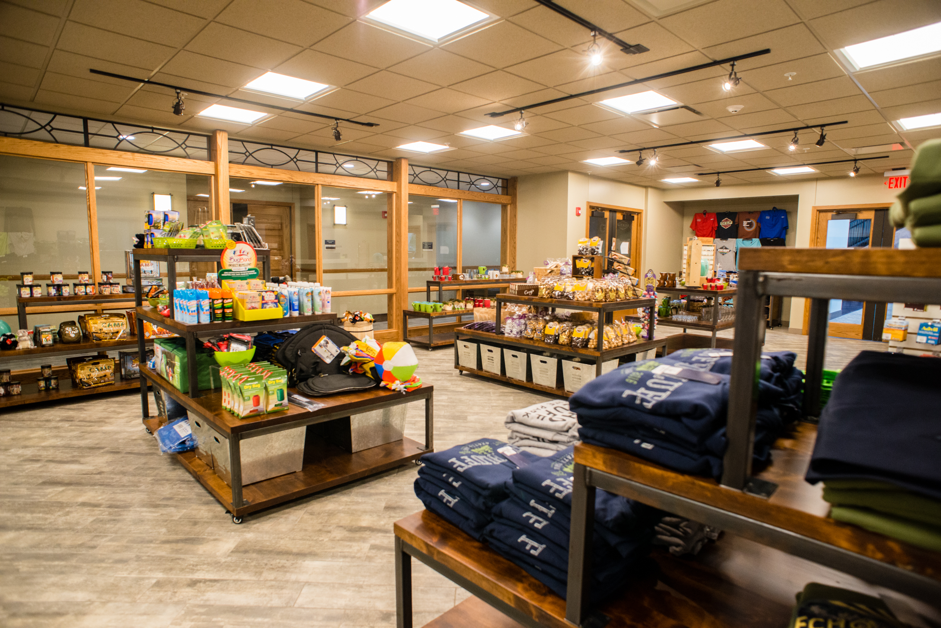 Gift shop at Echo Bluffs State Park