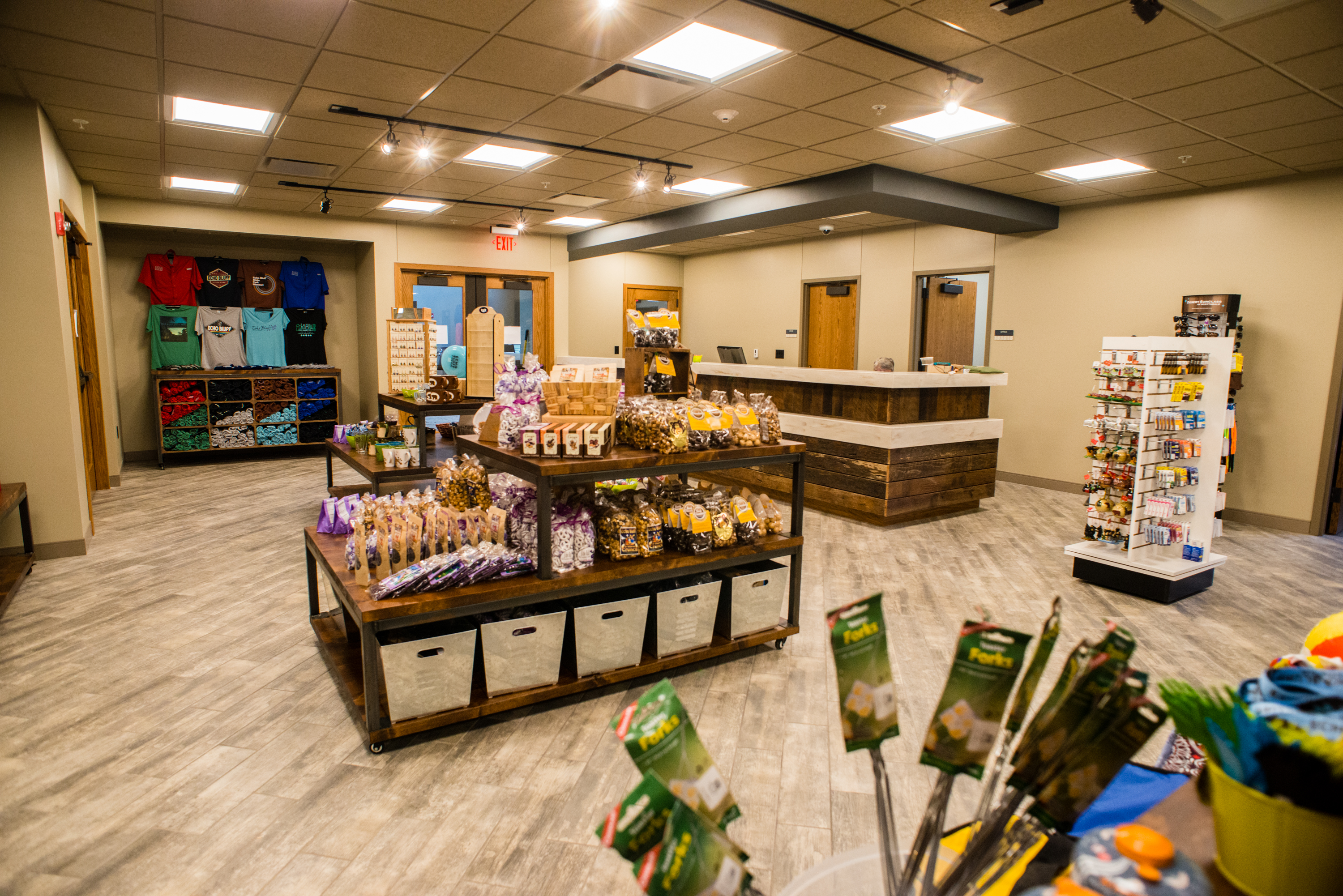 Gift shop at Echo Bluffs State Park