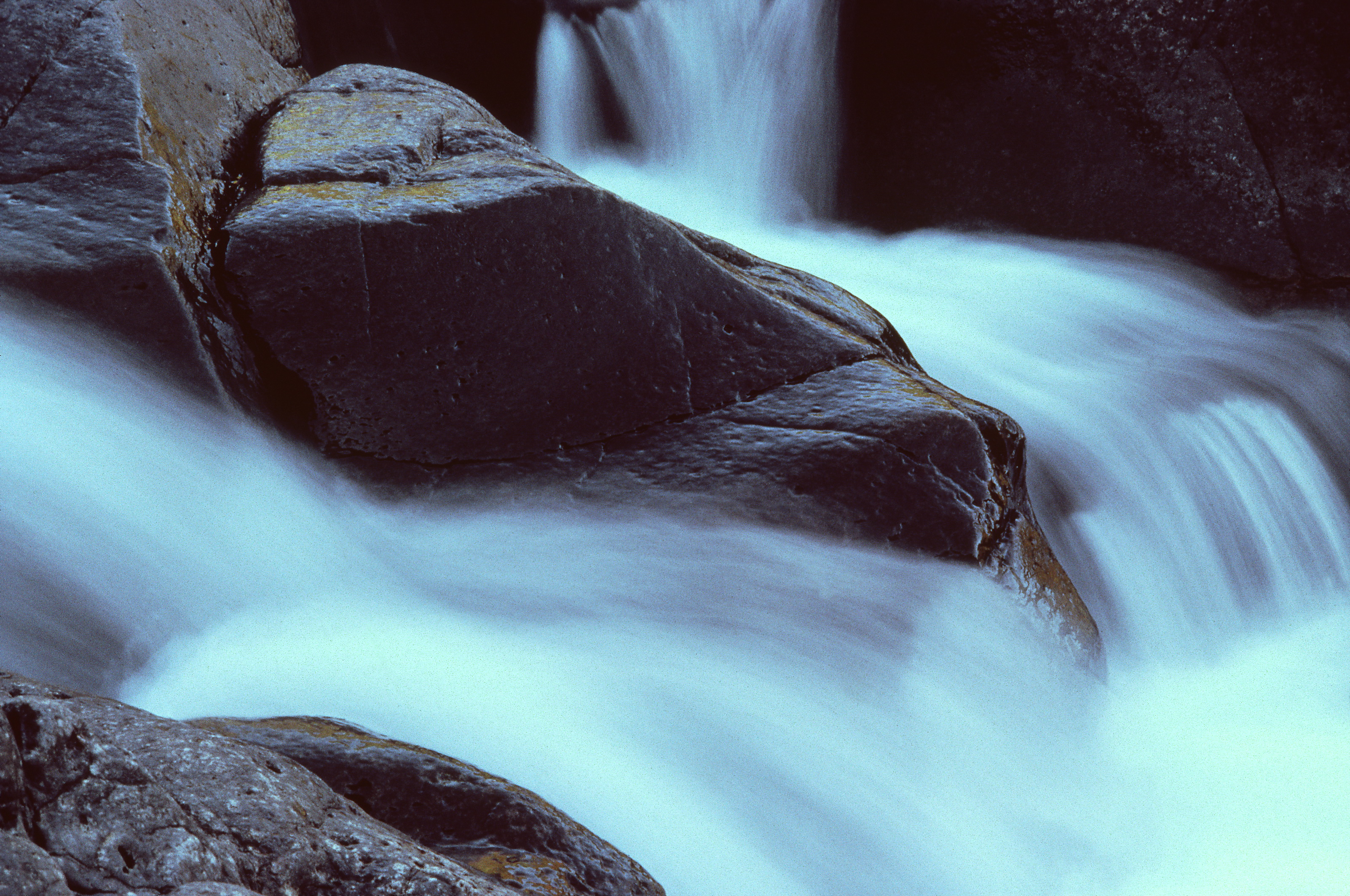A river flowing over rocks