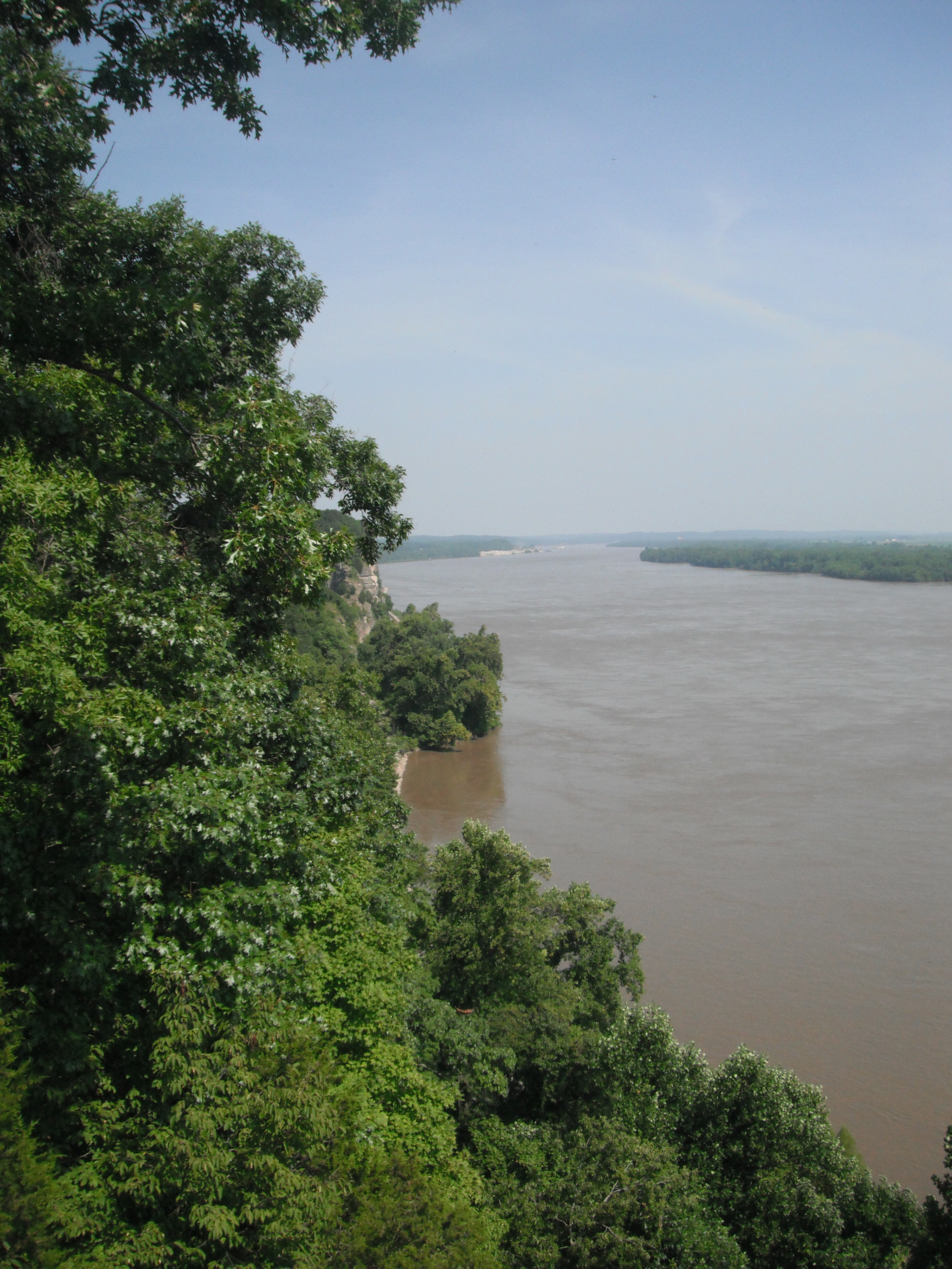 Arial view of a cliff