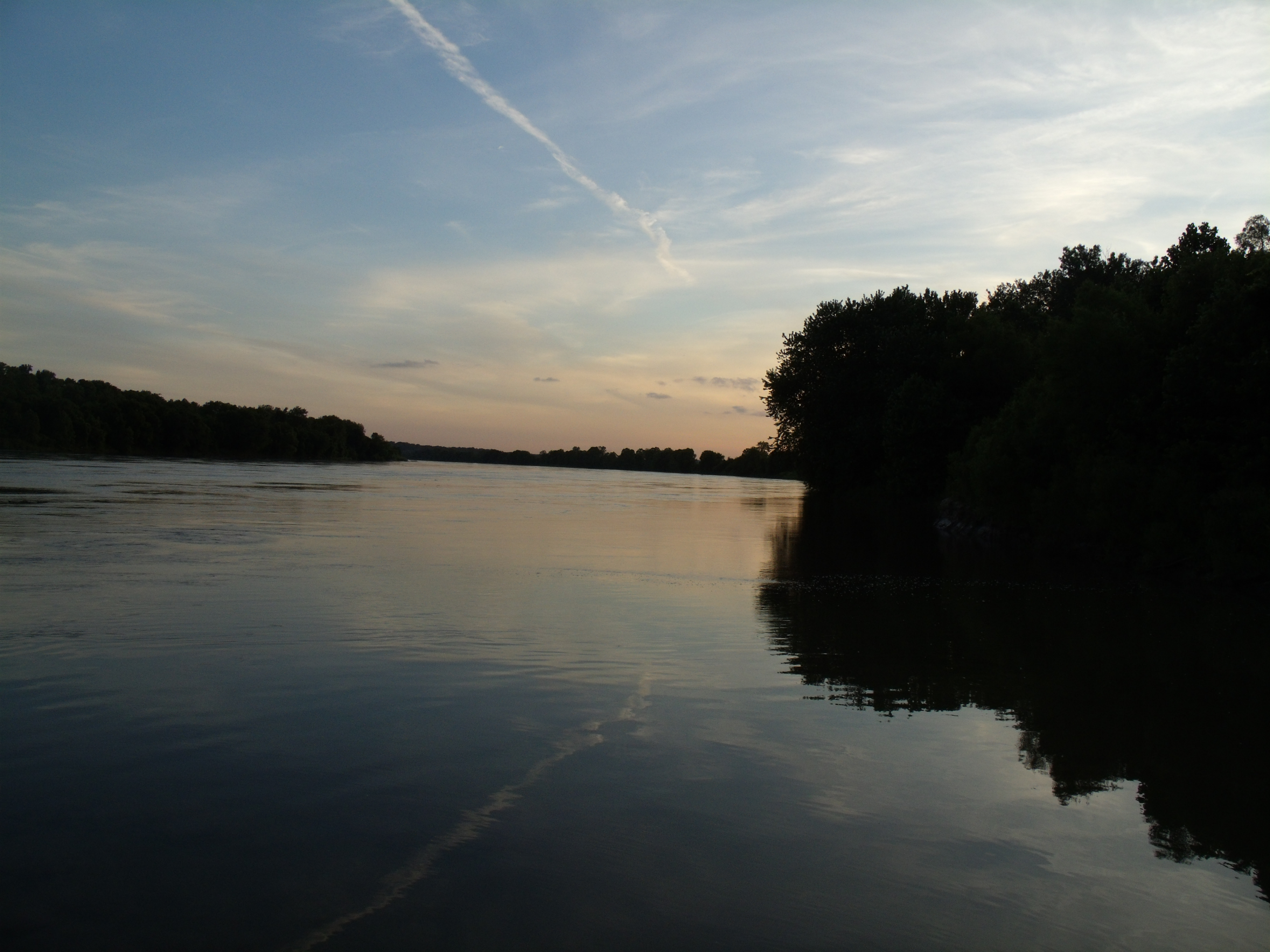 The river at dusk