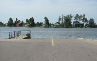 concrete boat ramp