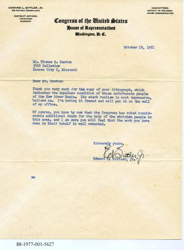 Sittler's Response to Benton's Lithograph