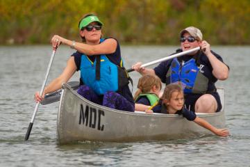 WOW Canoeing People in a boat