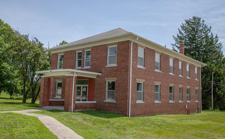 An old brick building