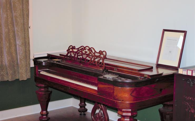 A redwood piano