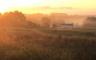 Nathan and Olive Boone Homestead at sunrise