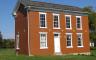 A red brick house