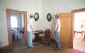 2 men inside the museum at the Battle of Athens historical site