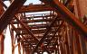 Rusting mining structure