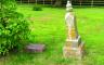 A grave marker