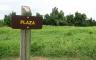 A signpost that reads plaza