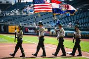 Color Guard Baseball Game