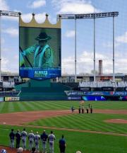 Rangers Color Guard Baseball Game