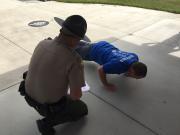 Ranger doing Push ups during PT