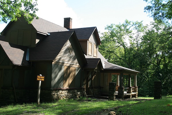 rock and siding house