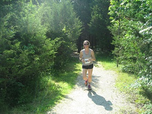 runner on the trail