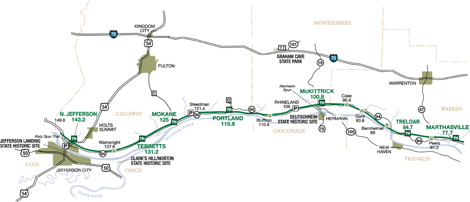 Jefferson City to Marthasville Section | Missouri State Parks