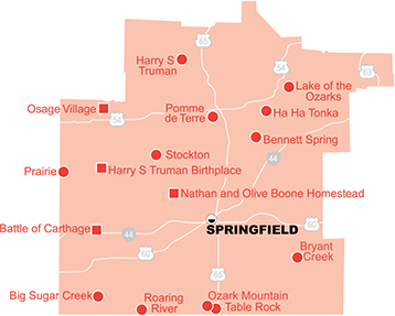 Missouri State Parks and Historic Sites - Lakes Region