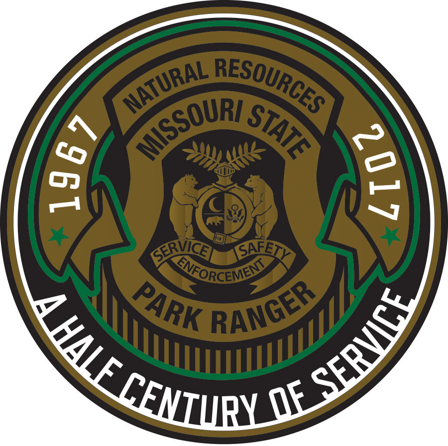 Missouri State Park Ranger 'A Half Century of Service' patch