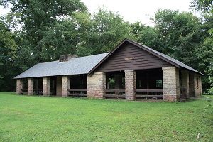 rock picnic shelter