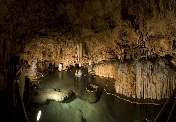 The Lily Pad Room inside Onondaga Cave