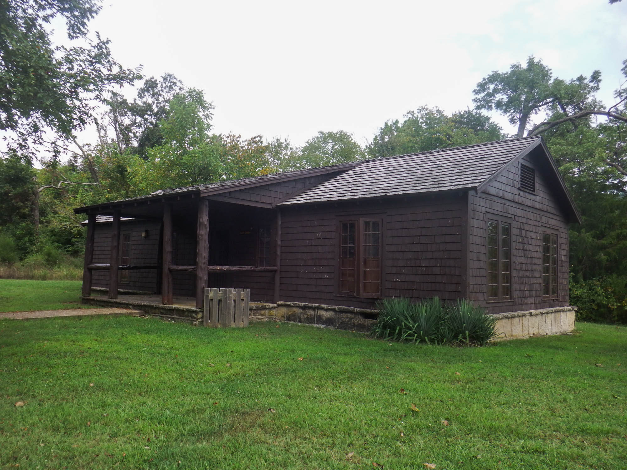 exterior of staff cabin