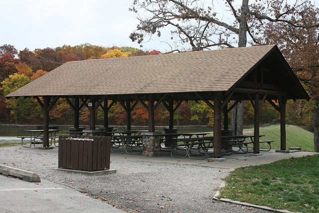 open picnic shelter