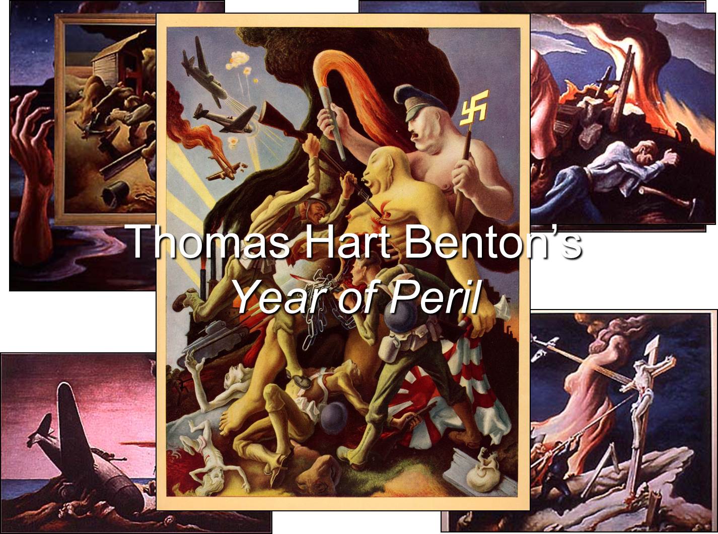 five of Benton's murals