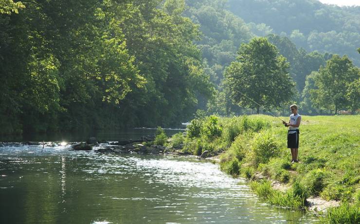 Catch-and-Keep Trout Season in Missouri; Roaring River State Park