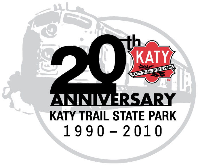 Katy Trail 20th Anniversary Logo.